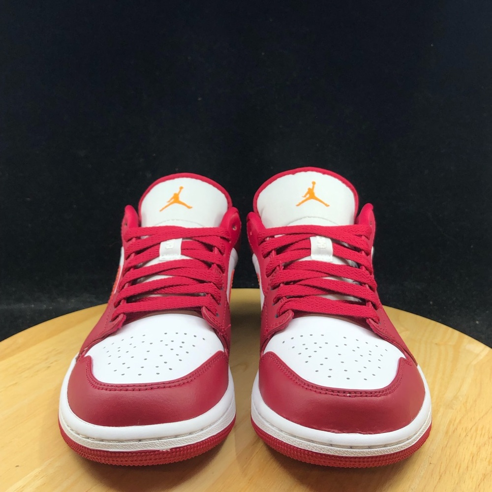 Brand New Nike Air Jordan Low Cardinal Red Light Curry White 553558-607 - Picture 5 of 8